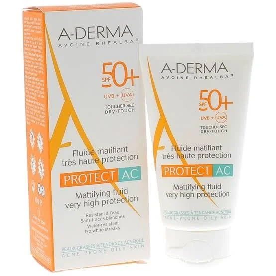 A-Derma Protect AC Fluide matifiant très haute protection SPF 50+