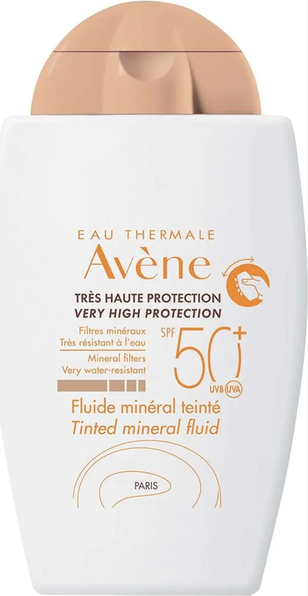 Avène Une crème solaire Fluide Minéral Teinté Très Haute Protection SPF 50+