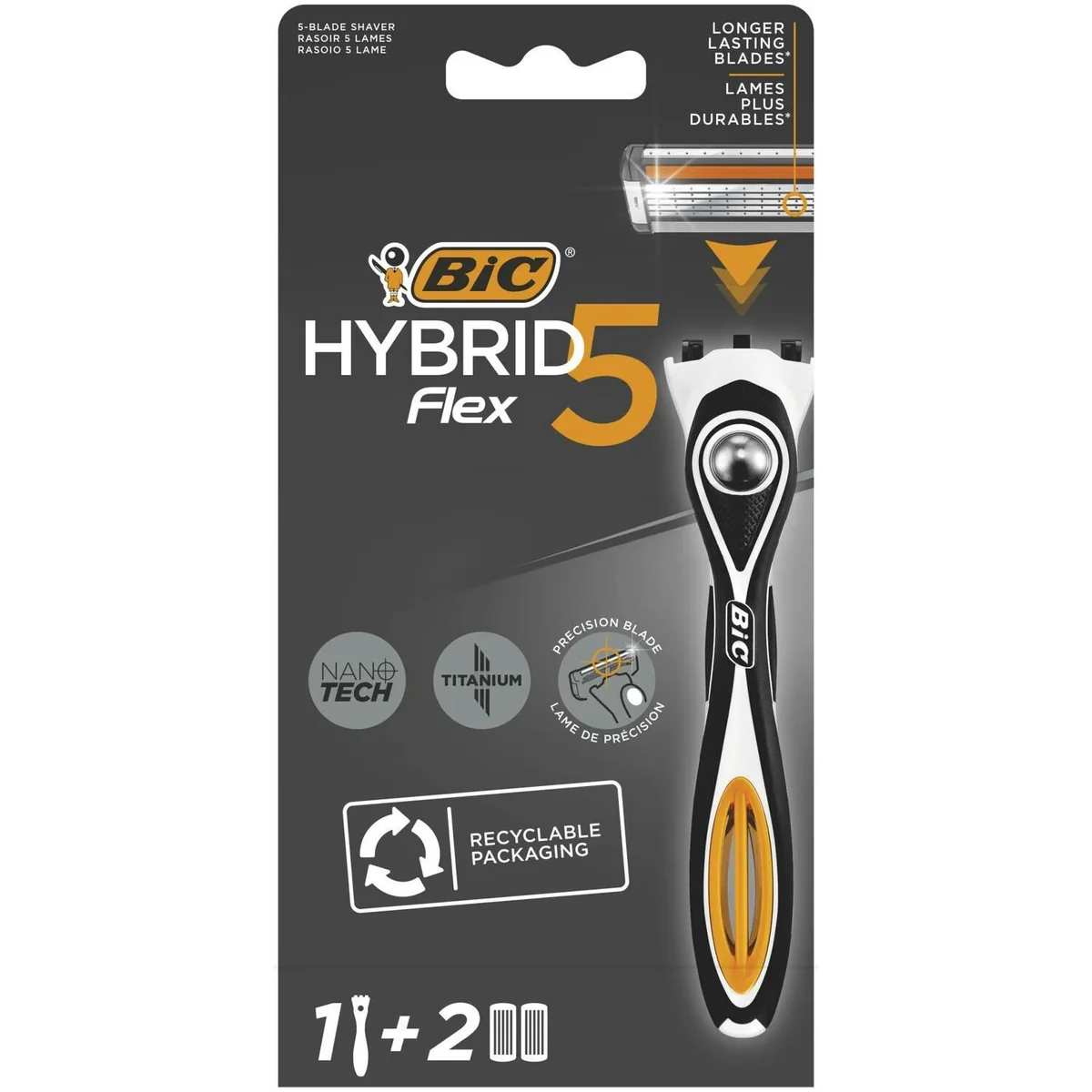 BIC Hybrid 5 Flex rasoir Homme