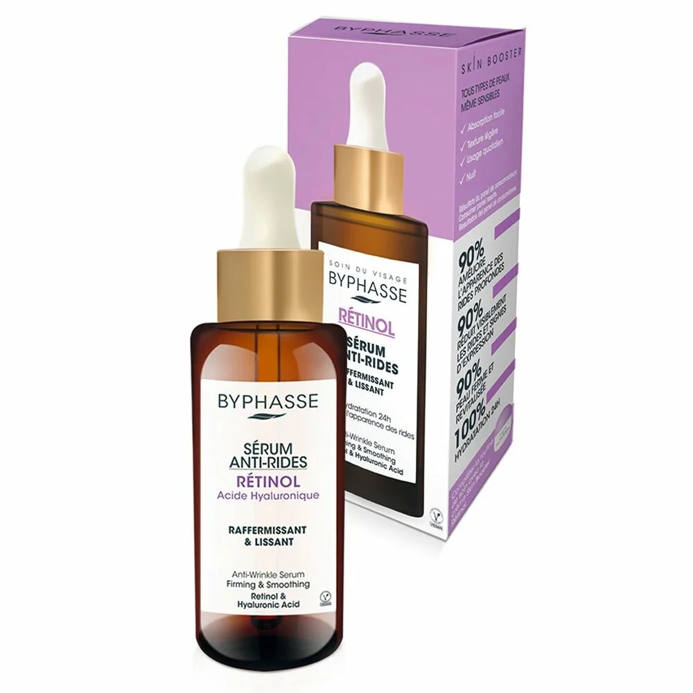 Byphasse Sérum Anti-Rides Rétinol Acide Hyaluronique Raffermissant & Lissant