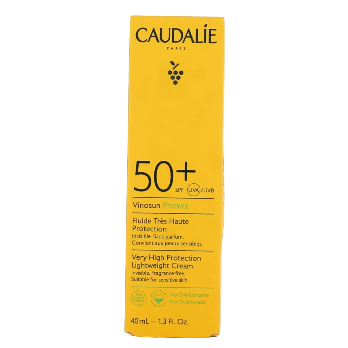 Caudalie Crème solaire Vinosun Protect Fluide Très Haute Protection SPF 50+