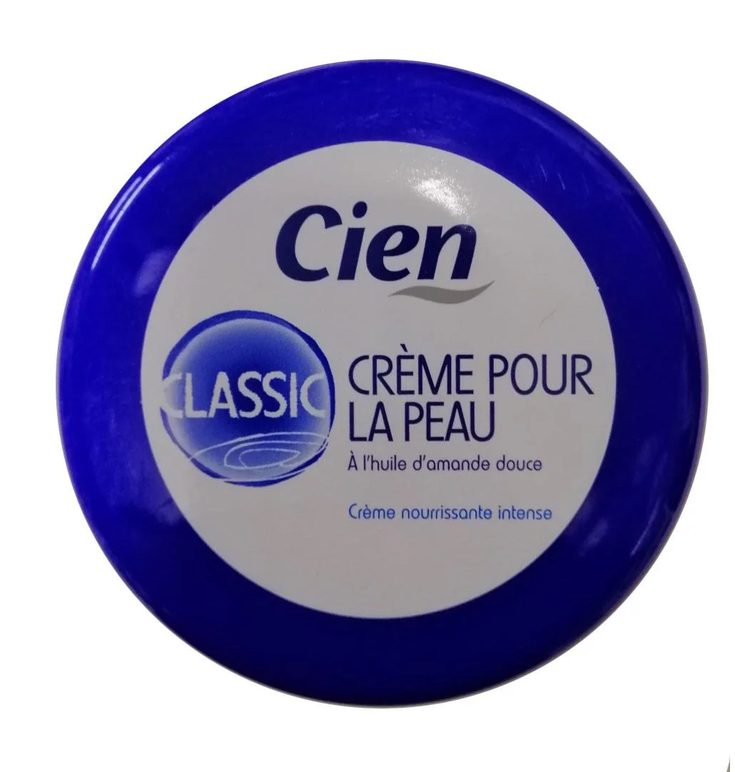 Cien crème classique pour la peau Huile d'amande douce peaux sèches