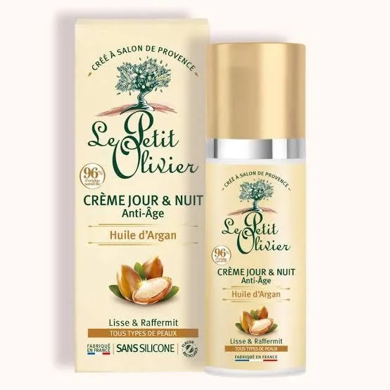 Crème de jour et nuit Anti-Àge Huile D'argan