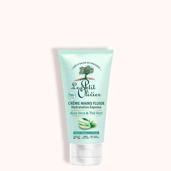 Crème mains Fluide Aloe Vera et Thé vert