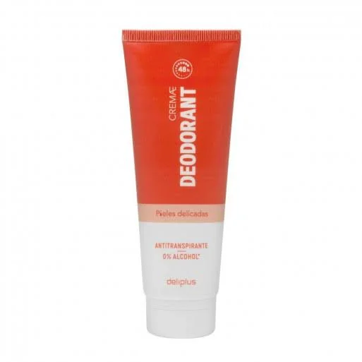 Deliplus Déodorant crème peau délicate anti-transpirant 0 % alcool