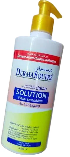 Derma soufre solution pour les peaux sensibles et acnéiques