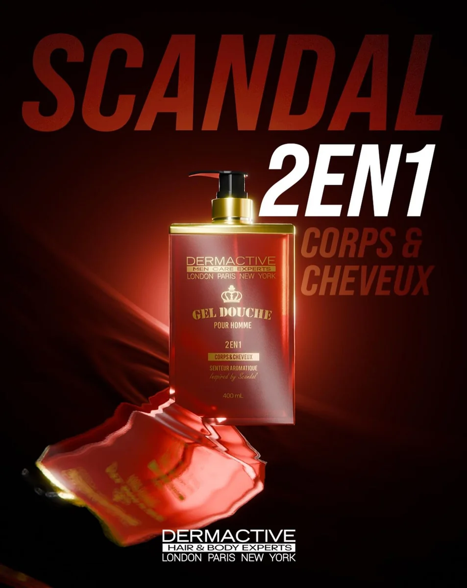 Dermactive Gel Douche 2en1 Corps & Cheveux Senteur Aromatique