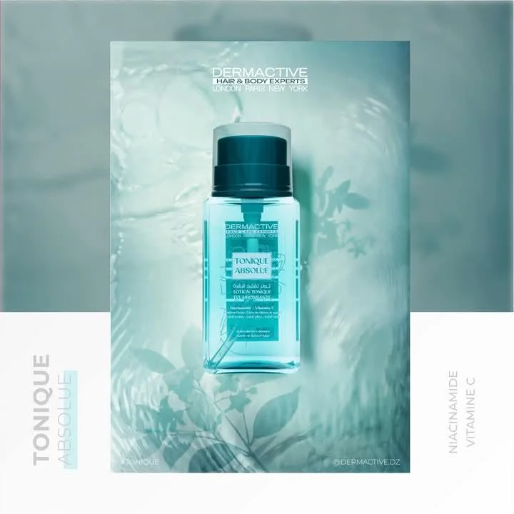 Dermactive Tonique Absolue Lotion tonique éclaircissante en Niacinamide et vtmn C peaux mixtes à grasses