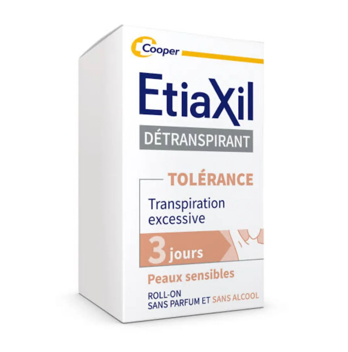 Détranspirant Tolérance + Transpiration Excessive 3 jours Peaux Sensibles Unisexe
