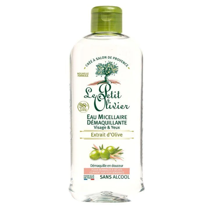 Eau micellaire démaquillante Extrait d'olive  Démaquillant