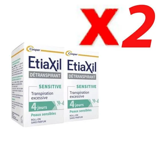 Etiaxil Détranspirant sensitive pack ×2- peaux sensibles