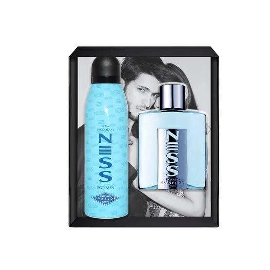 Evaflor Ness Coffret Homme Ness Eau De Toilette   Déodorant en spray -200ml