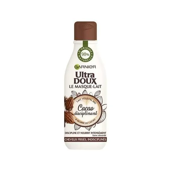 Garnier Ultra Doux Masque Lait Cacao cheveux frisés et indisciplinés