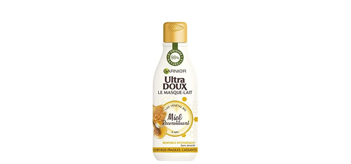 Garnier Ultra Doux Masque Lait Miel Reconstituant Cheveux fragiles et cassants