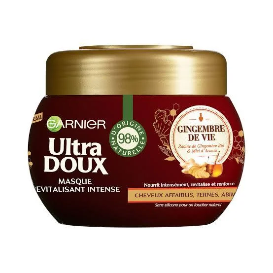 Garnier Ultra Doux Masque Revitalisant Intense au Gingembre de Vie