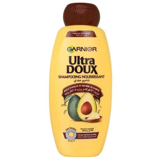 Garnier Ultra Doux Shampooing Nourrissant à l'Huile d'Avocat et Beurre de Karité