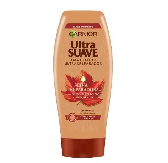 Garnier Ultra Suave Après-shampooing Huile de ricin et sève d'érable Cheveux très abîmés