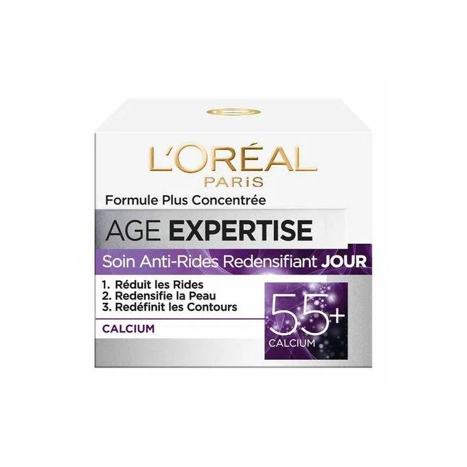 L’Oréal Paris AGE EXPERTISE Soin Anti-Rides Redensifiant JOUR +55 Calcium