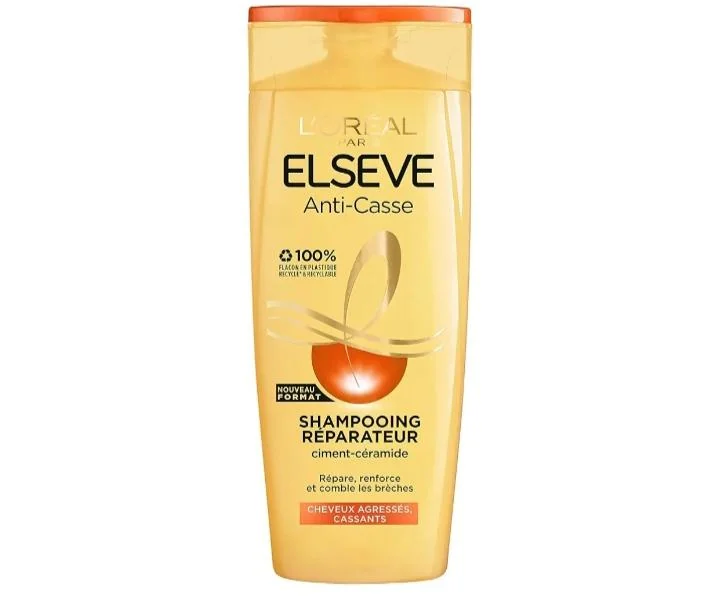 L'Oréal Paris Elseve Anti-Casse Shampooing réparateur Cheveux agressés, cassants