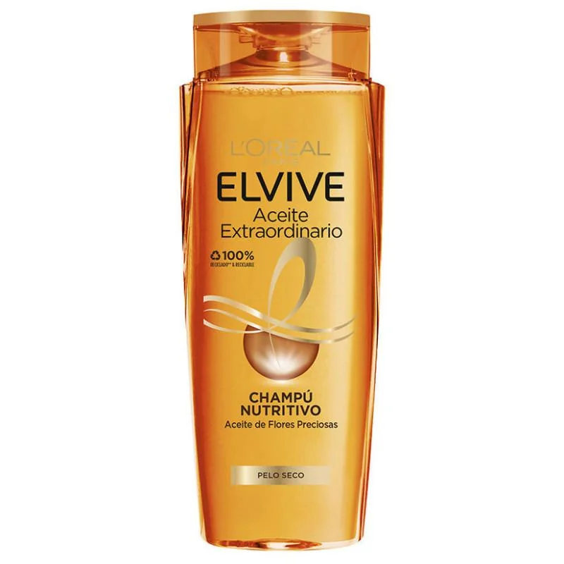 L'Oréal Paris Elvive Aceite Extraordinario Shampooing nutritif Cheveux secs