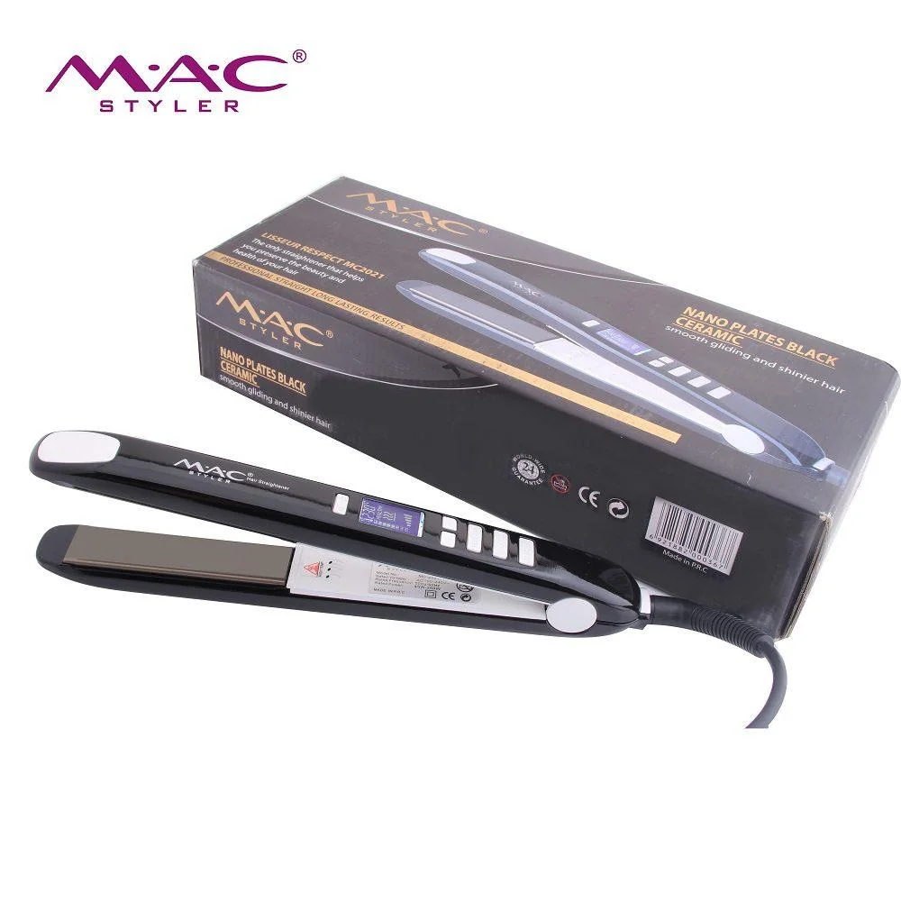 MAC lisseur Styler "Nano Plates Black Ceramic" -Noir