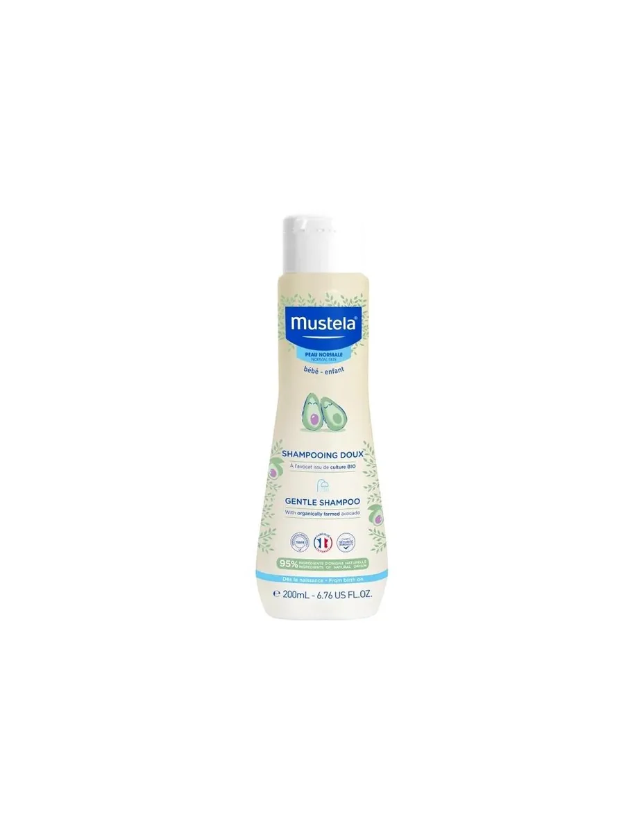 Mustela Shampooing doux Bébés et enfants à la peau normale Perséose d'avocat