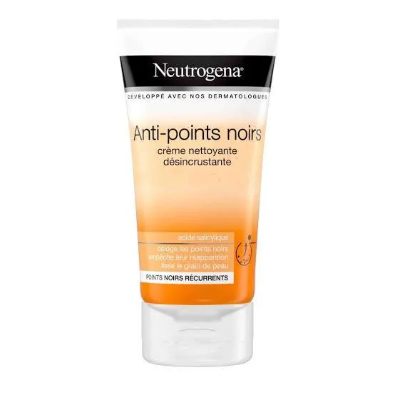 Neutrogena crème nettoyante désincrustante anti-points noirs - acide salicylique