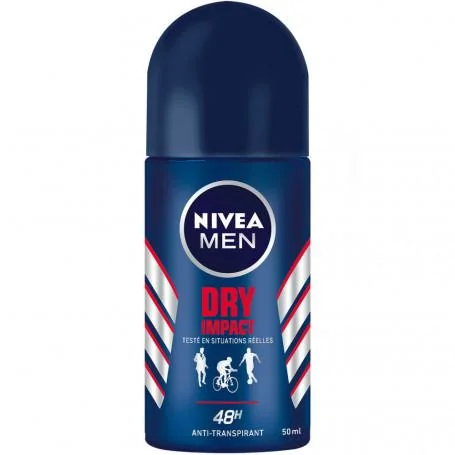 Nivea men Dry Impact Déodorant anti-transpirant roll-on