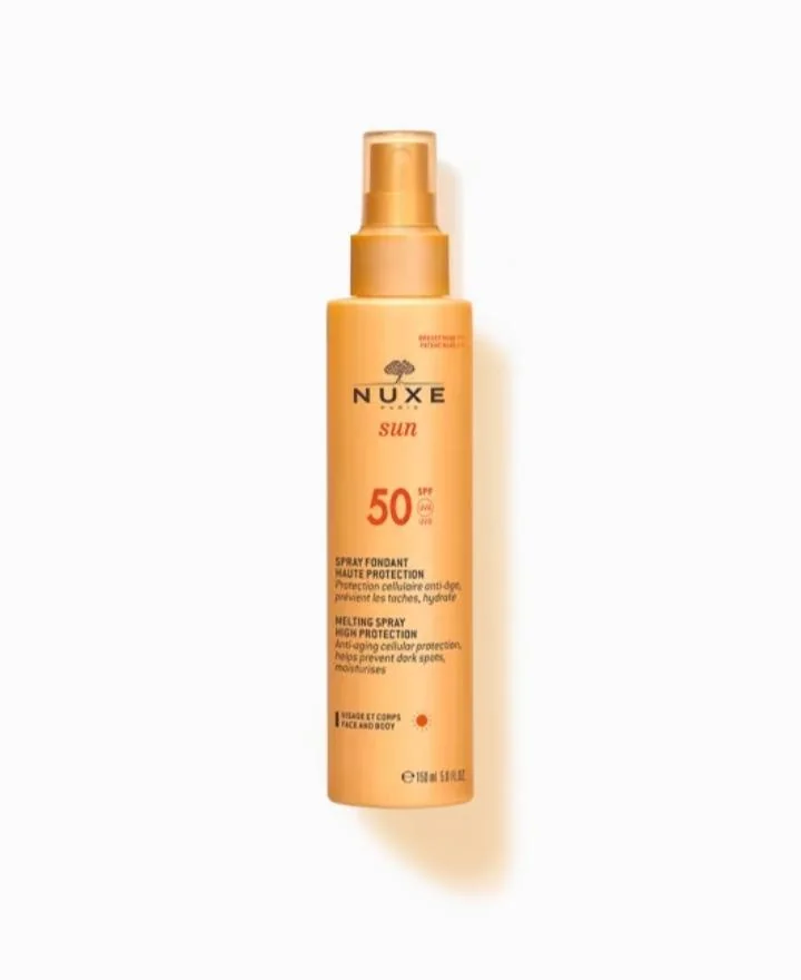 Nuxe Spray solaire haute protection SPF 50 Contre les rayons UVA et UVB
