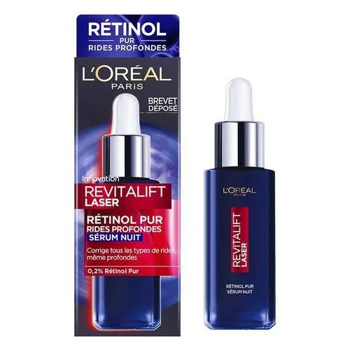 Paris Revitalift Laser Sérum Nuit Rétinol Pur Rides Profondes