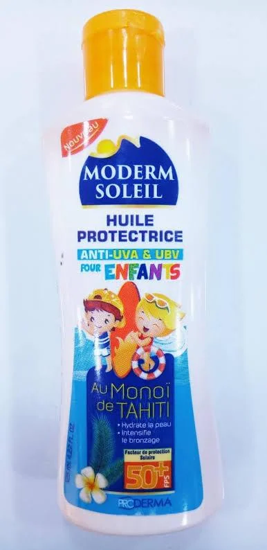 Proderma Moderm Soleil Huile protectrice solaire pour enfants