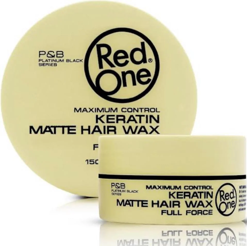 Red One Maximum Control Keratin Matte Hair Wax