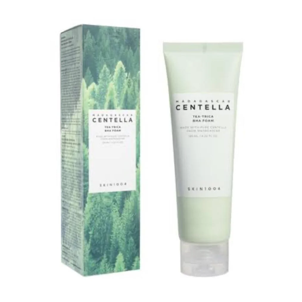 SKIN1004 Mousse Nettoyante au BHA et Centella de Madagascar Pour Peax Grasses , Mixtes Et Acnétique
