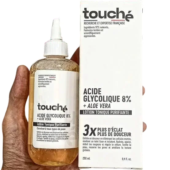 Touché Lotion Tonique Purifiante Acide Glycolique 8% + Aloe Vera
