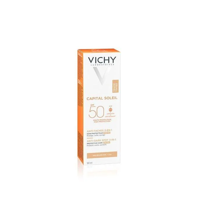 Vichy Capital Soleil Crème Solaire Soin Anti Taches Teinté 3 en 1 SPF
