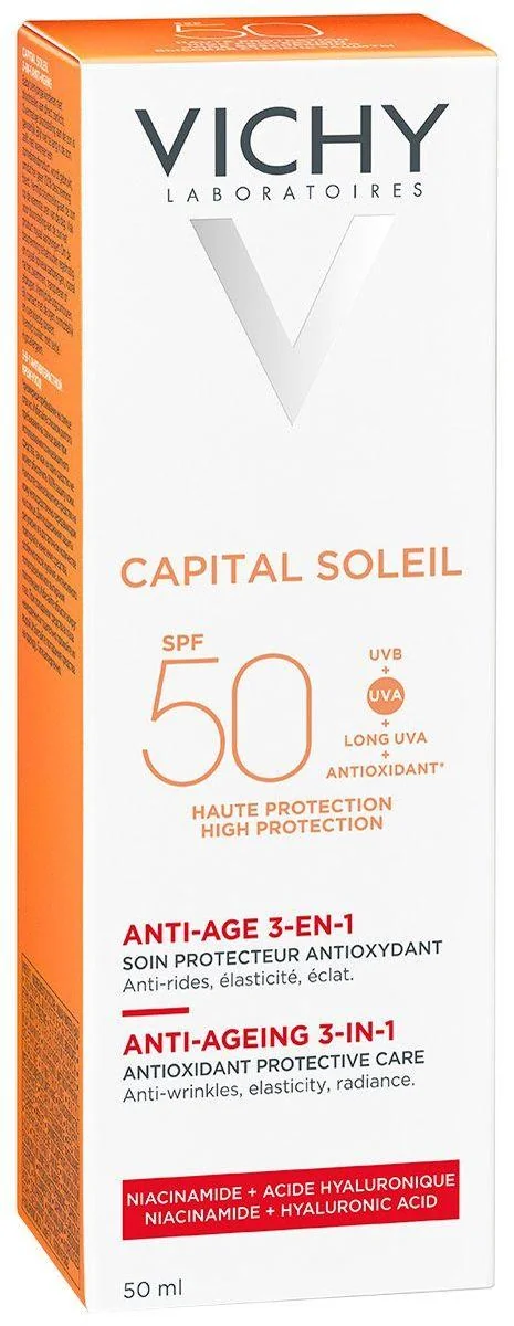 Vichy Capital Soleil Créme Solaire SPF 50+ anti âge 3en1