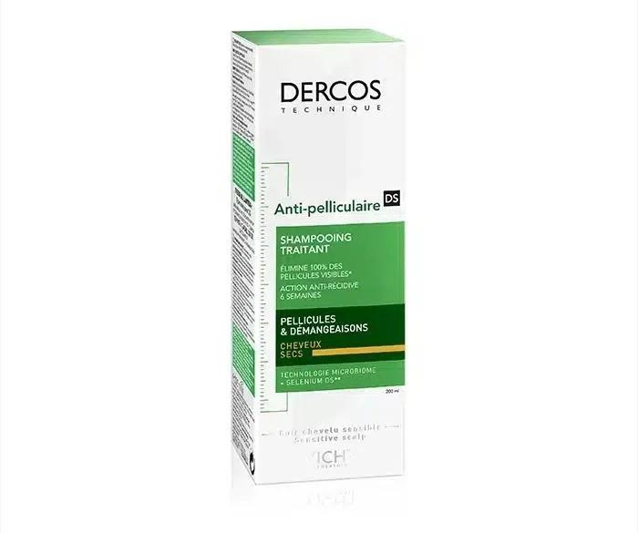 Vichy Dercos Shampoing Antipelliculaire Cheveux Secs